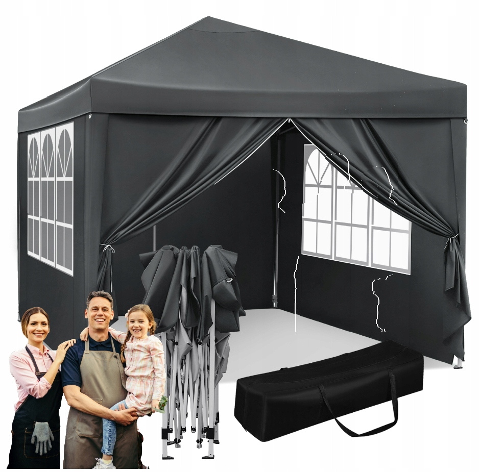 Stan zahradní obchodní pavilon pro párty 3x3 m
