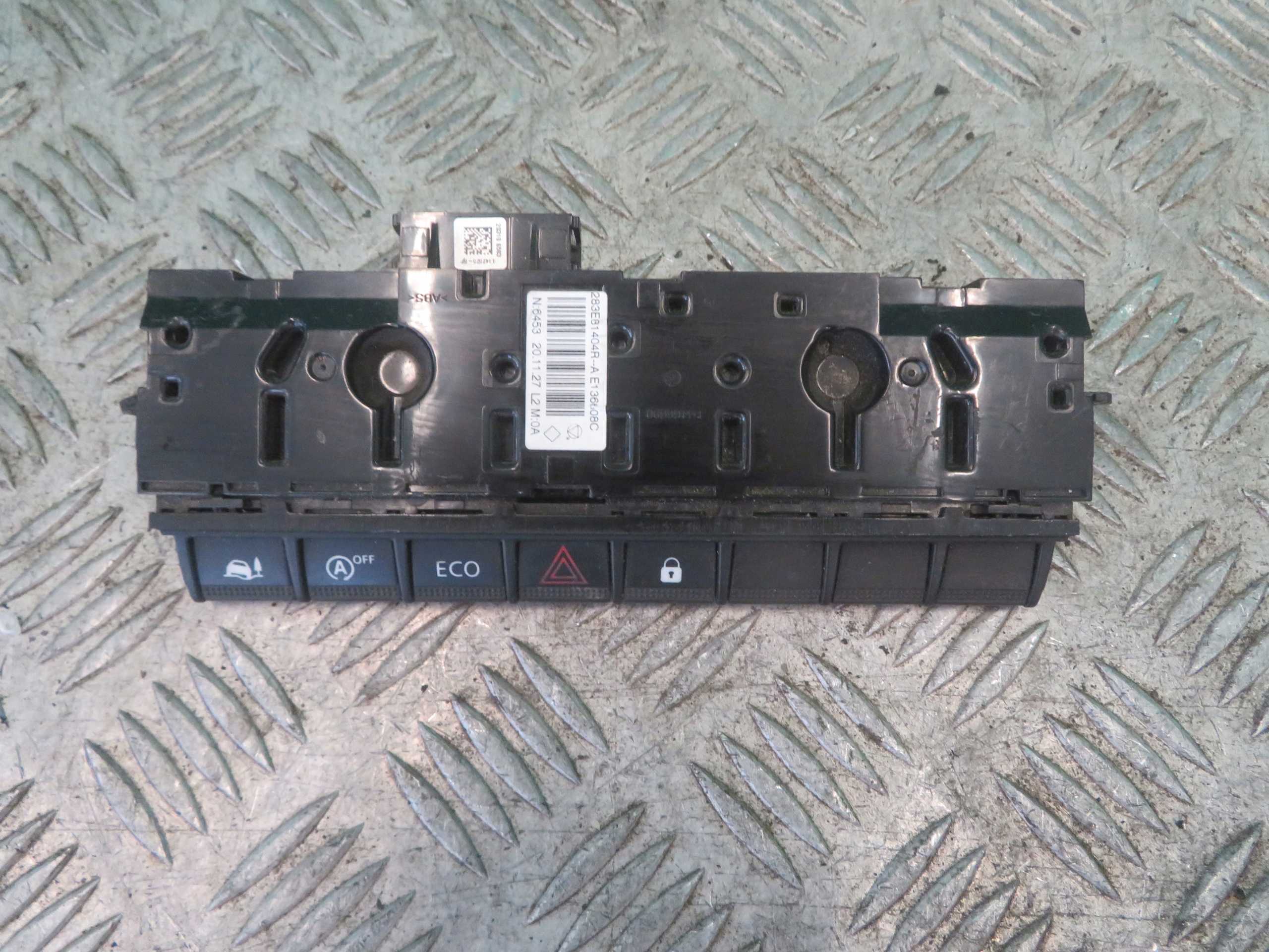light switch of warning lights RENAULT MASTER 2.3 22R 283E81404R