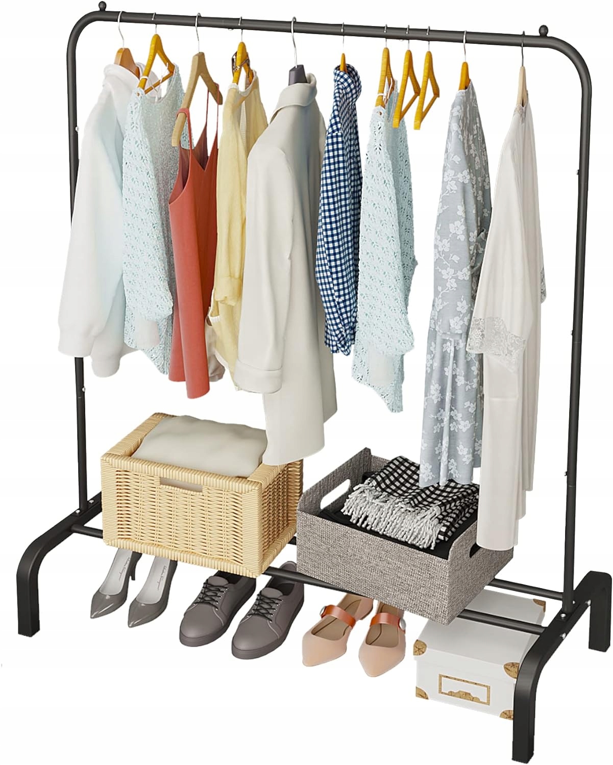 Wieszak na ubrania czarny GARMENT RACK