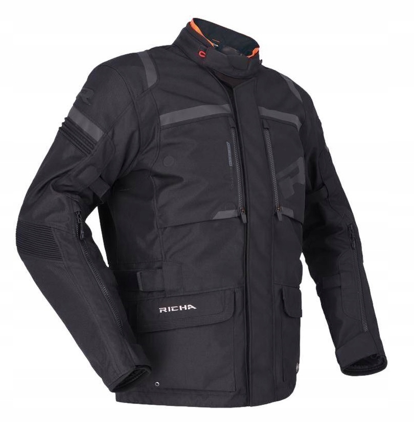Richa Brutus Gtx Black Motocyklová bunda