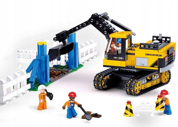

Klocki Sluban Budowlane Koparka 614 klocek Lego