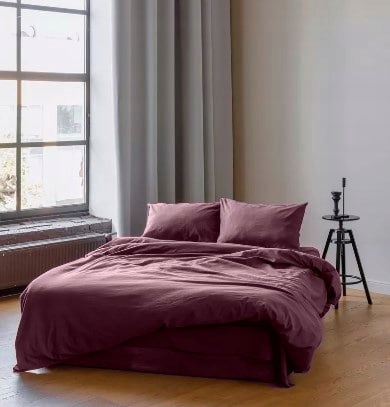 Súprava ľanovej posteľnej bielizne 160 x 200 prestieradlo!