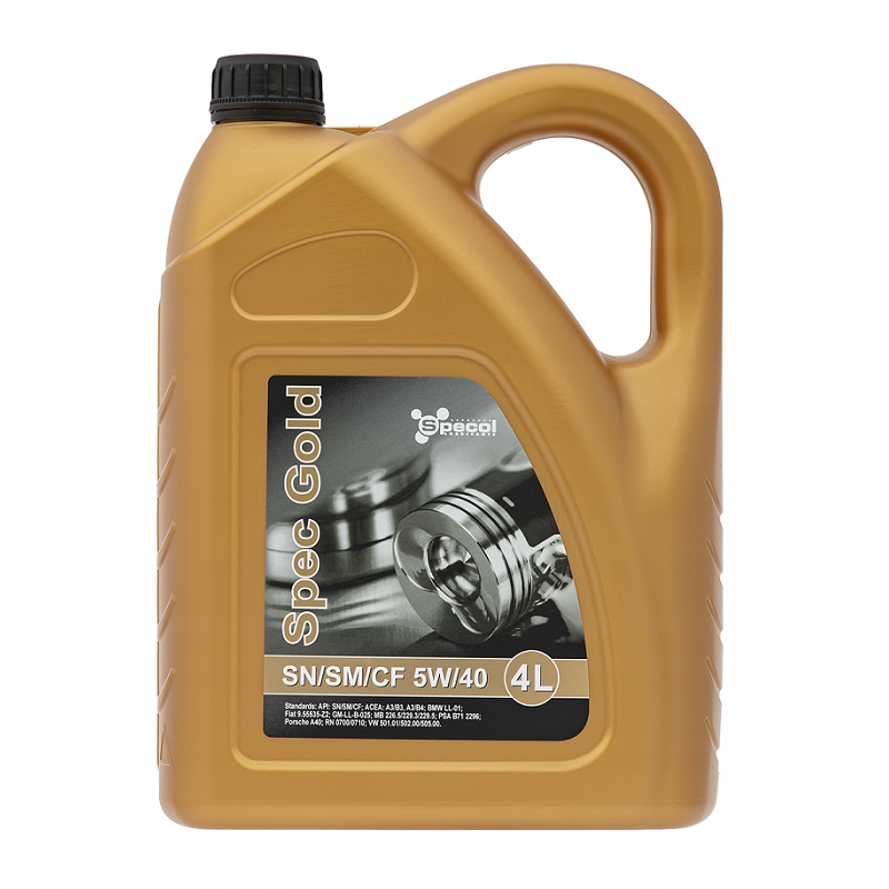 

Olej silnikowy Specol 5W40 Gold Synthetic 4L