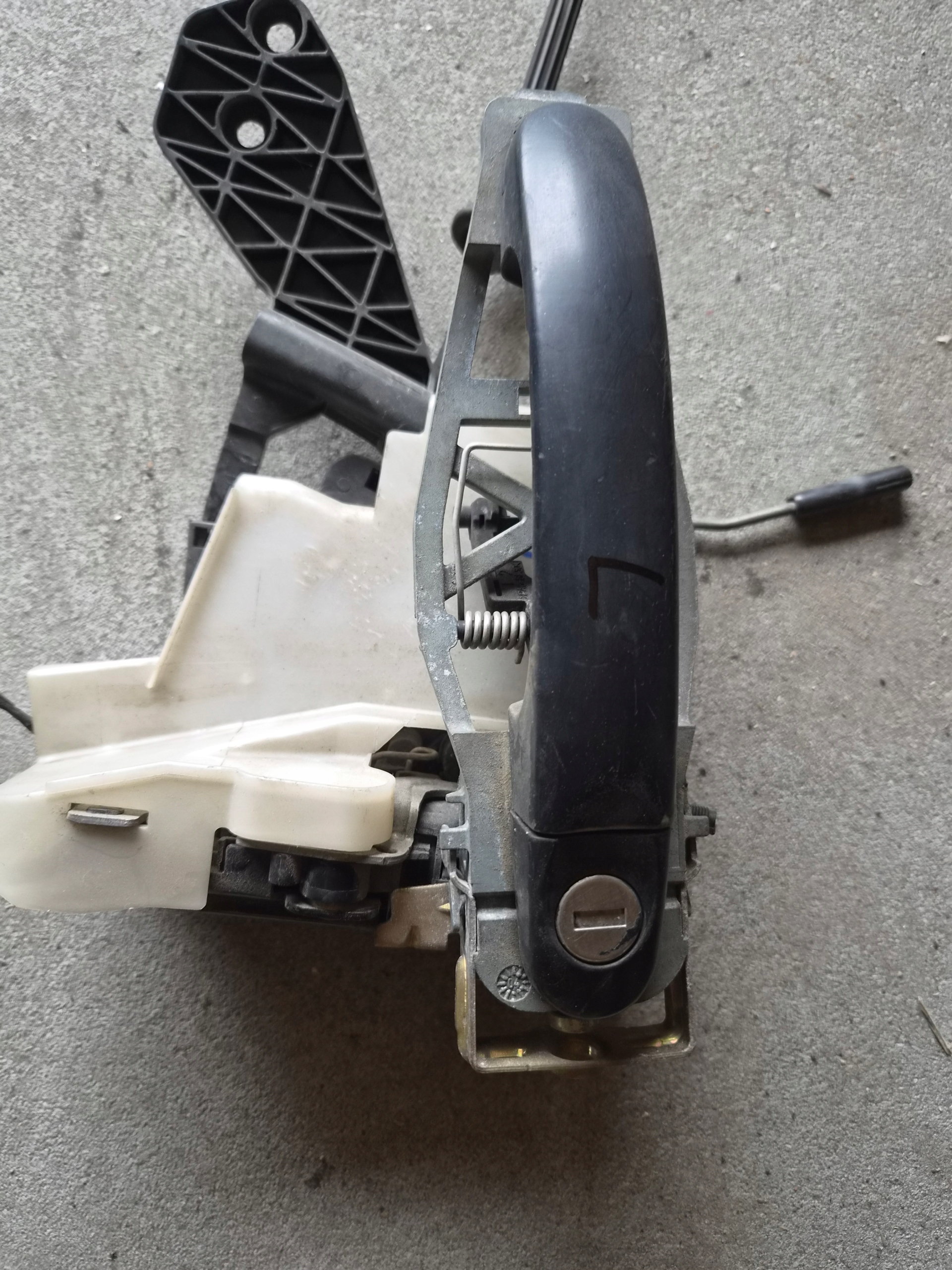 VW T5 T5 LIFT handle mechanism door driver´s black