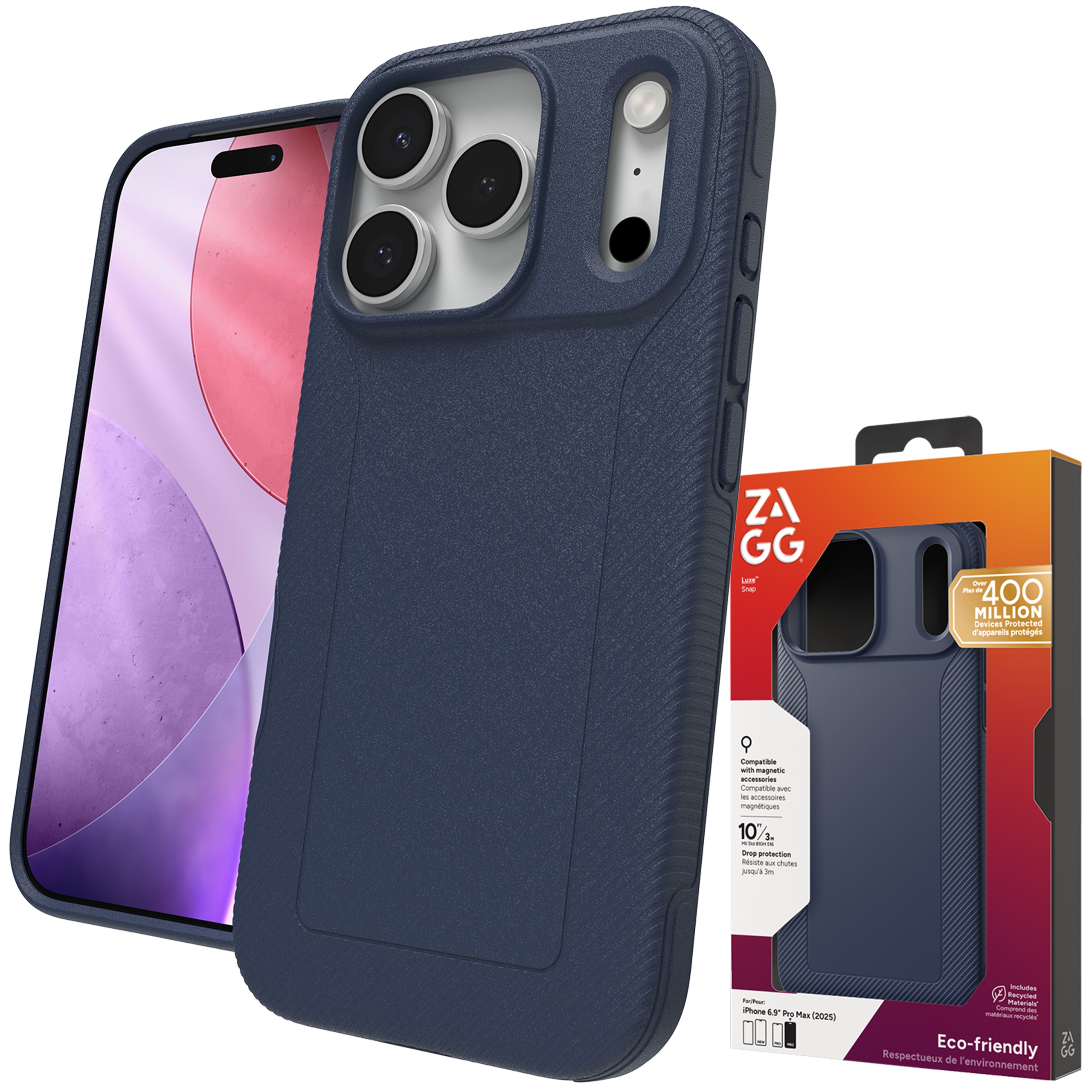 Zagg Luxe Snap Case Pouzdro s MagSafe pro iPhone 17 Pro Kryt