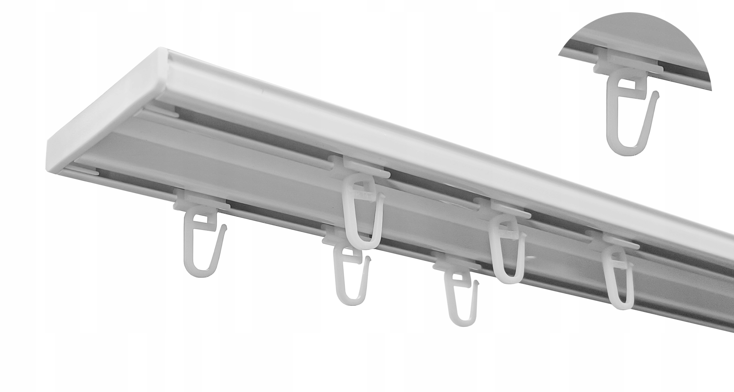 Hliníková Dvojitá Stropní Lišta Špendlíky 300 cm