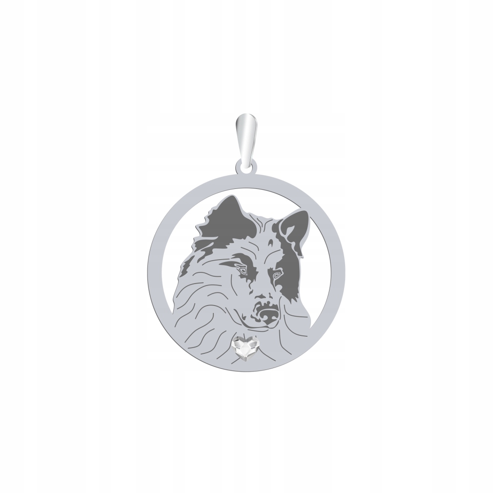 Stříbrný přívěsek s psem Jakucka 925 Šperky Dárek Žena Gravírování