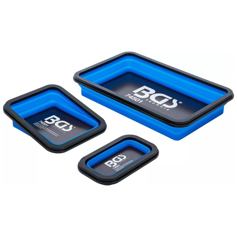 Sada 3 magnetických misek silikonový skládací přístroj Bgs 74501