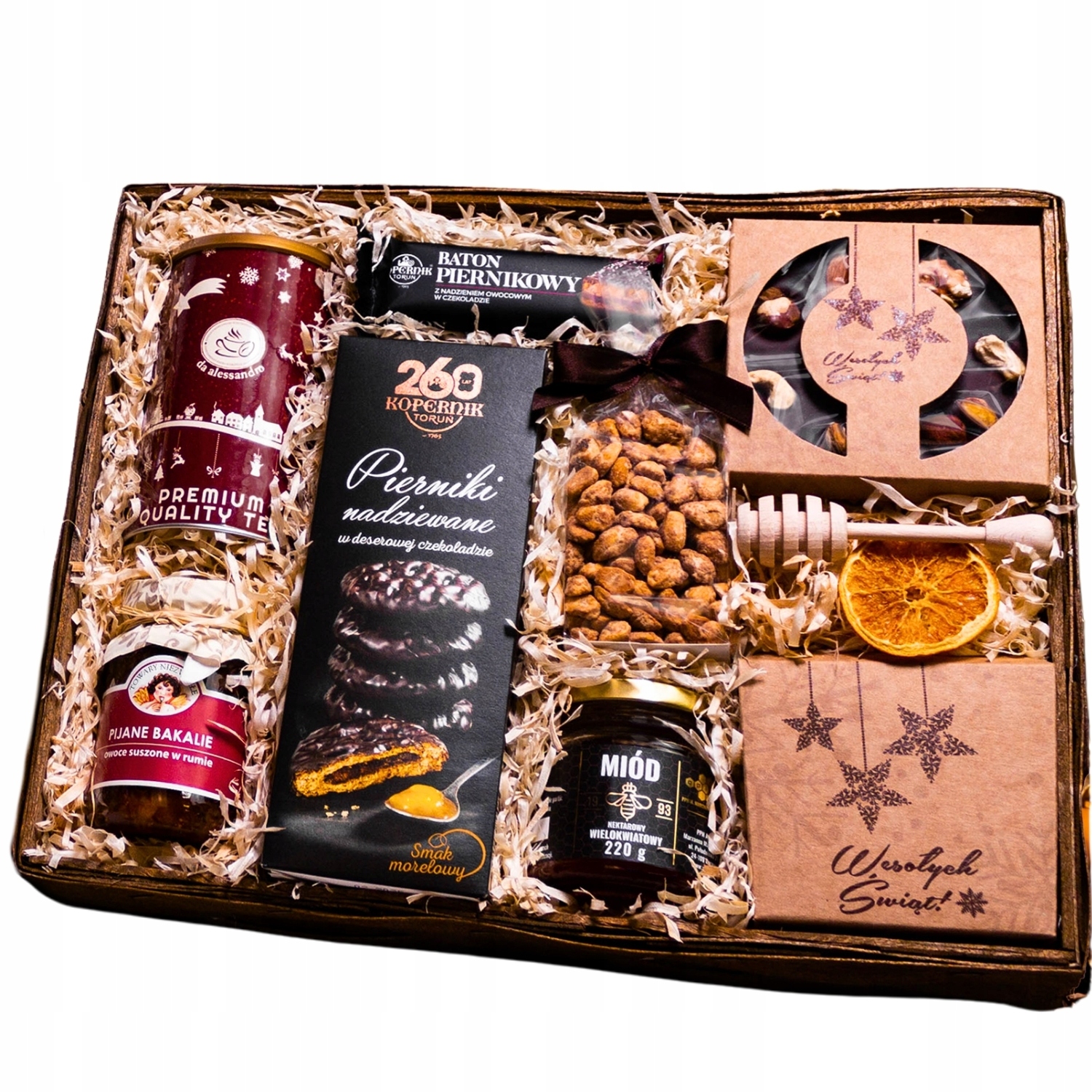 Levně Dárkový, vánoční koš „Simone“ KP/0214