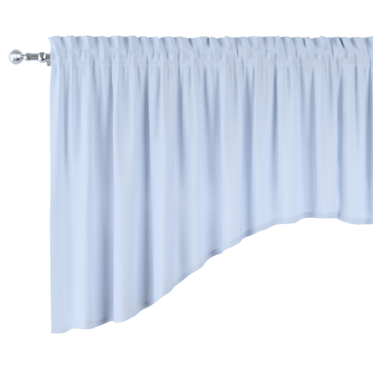 Dekoria Lambrekin oblúk 250x75 odtiene modrej farby