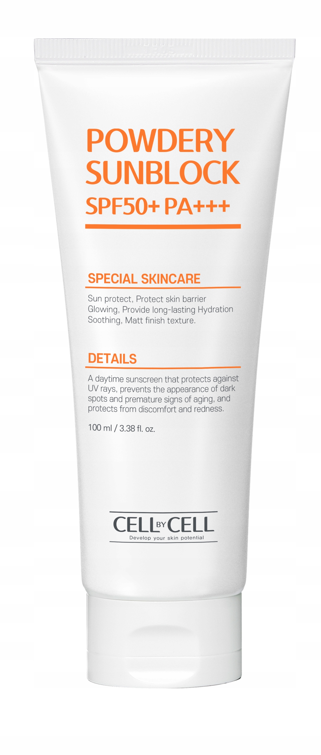 Krém SPF50+ Cell by Cell pro mastnou pleť, matný finiš, bez lesku