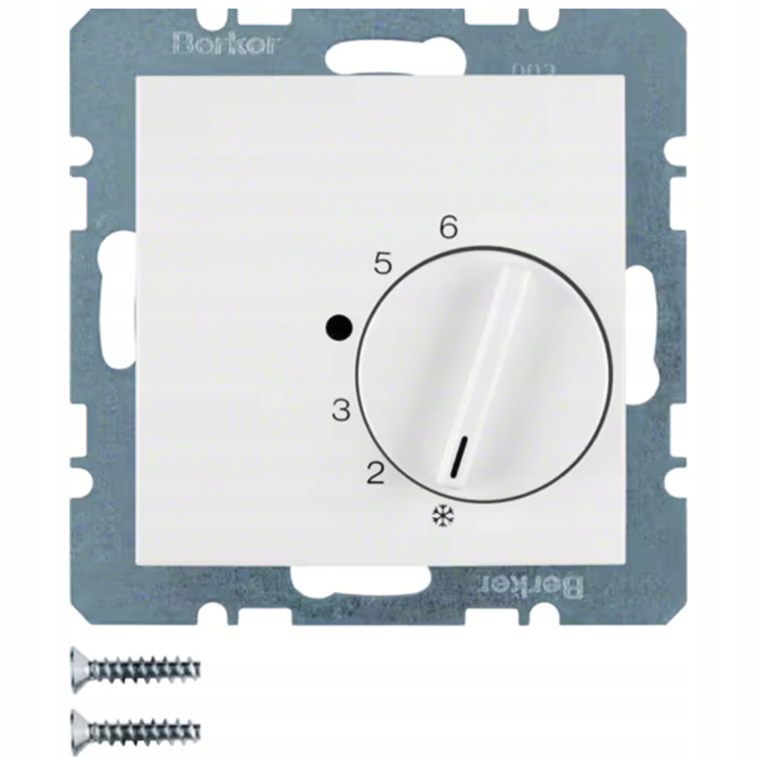 B.Kvadrat Regulátor Teploty miestnosti kontakt variabilný centrálny prvok Biely