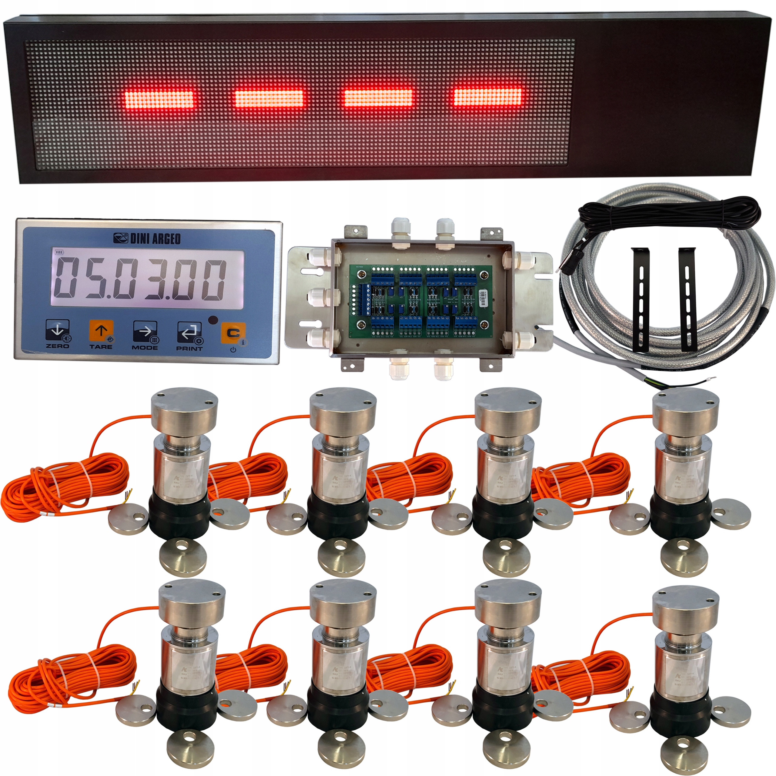 Sada Pro Stavbu Automobilové Váhy O Hmotnosti 50 T