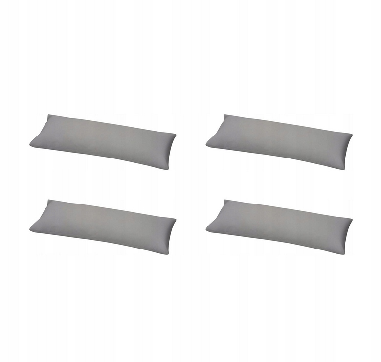 Ikea Nonnea povlak na polštář ergonomický Šedý 40x140 cm komplet x4