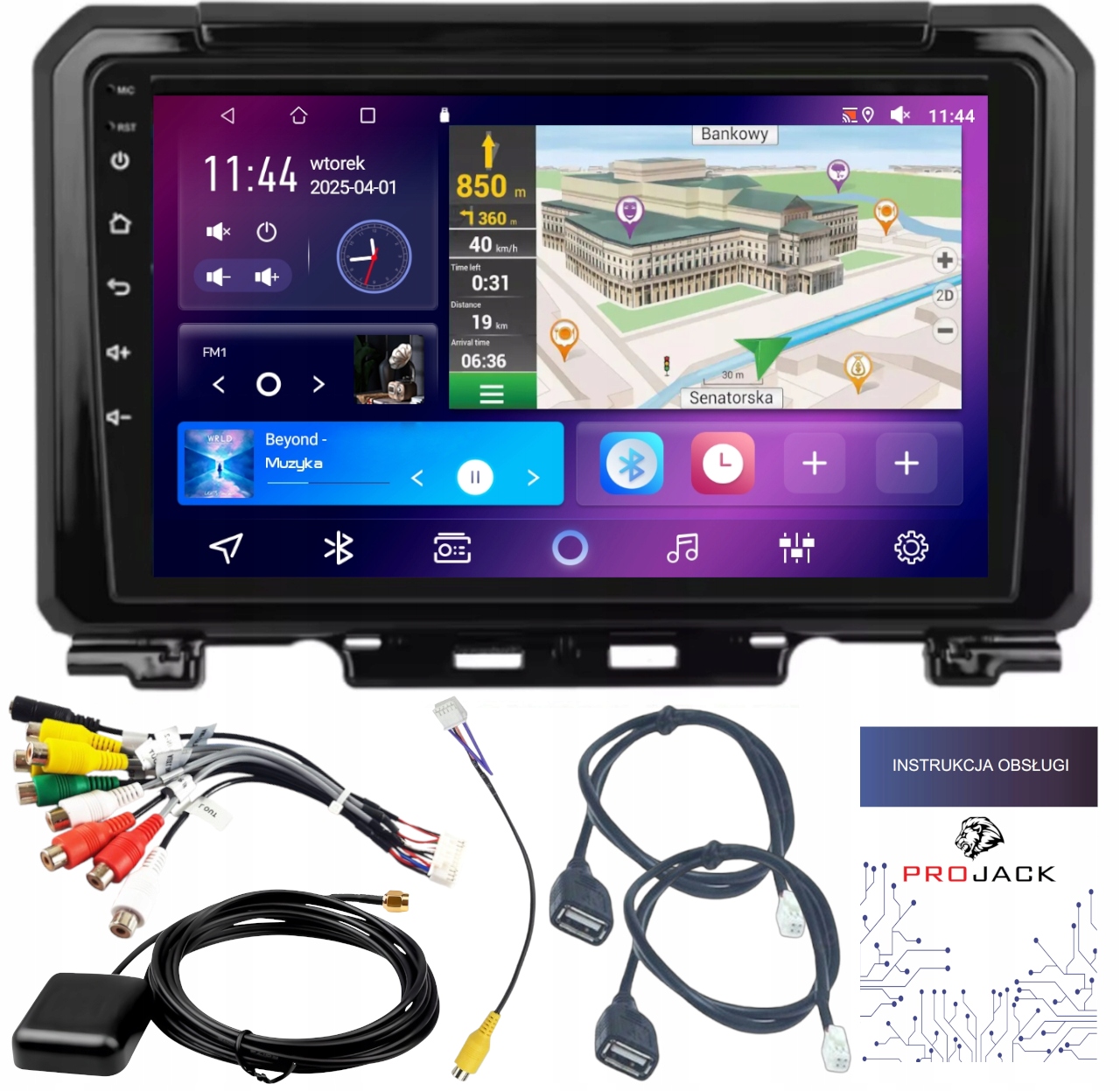 Autorádio Gps Android Suzuki Jimmy 2018-2020 Carplay Wifi 4GB 64GB