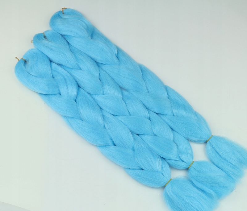 Pasma syntetyczne WŁOSY kolorowe warkocze ŚWIECĄCE Kolor włosów inny