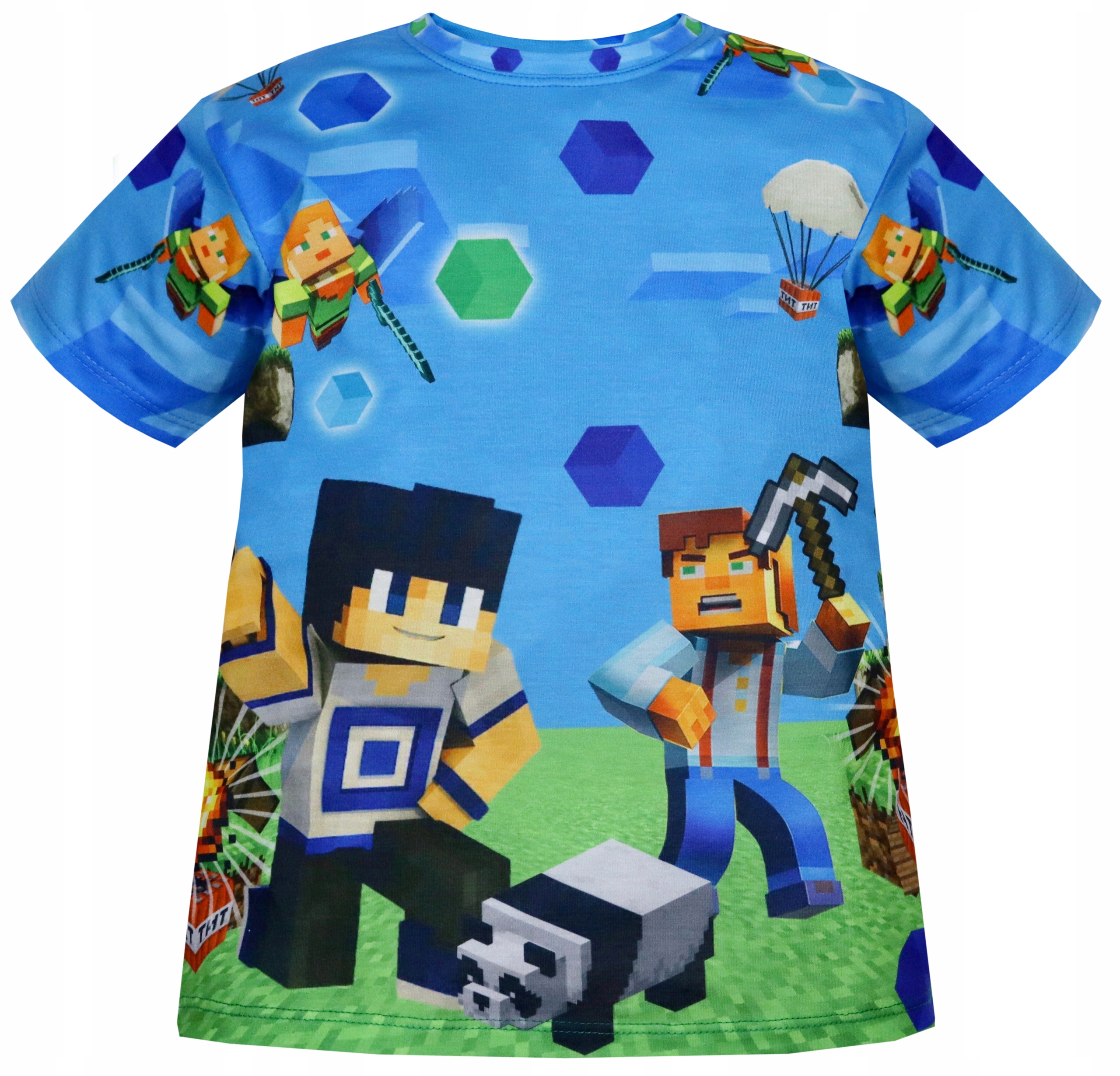 

3364 Minecraft Bawełna Bluzka T-shirt r 158