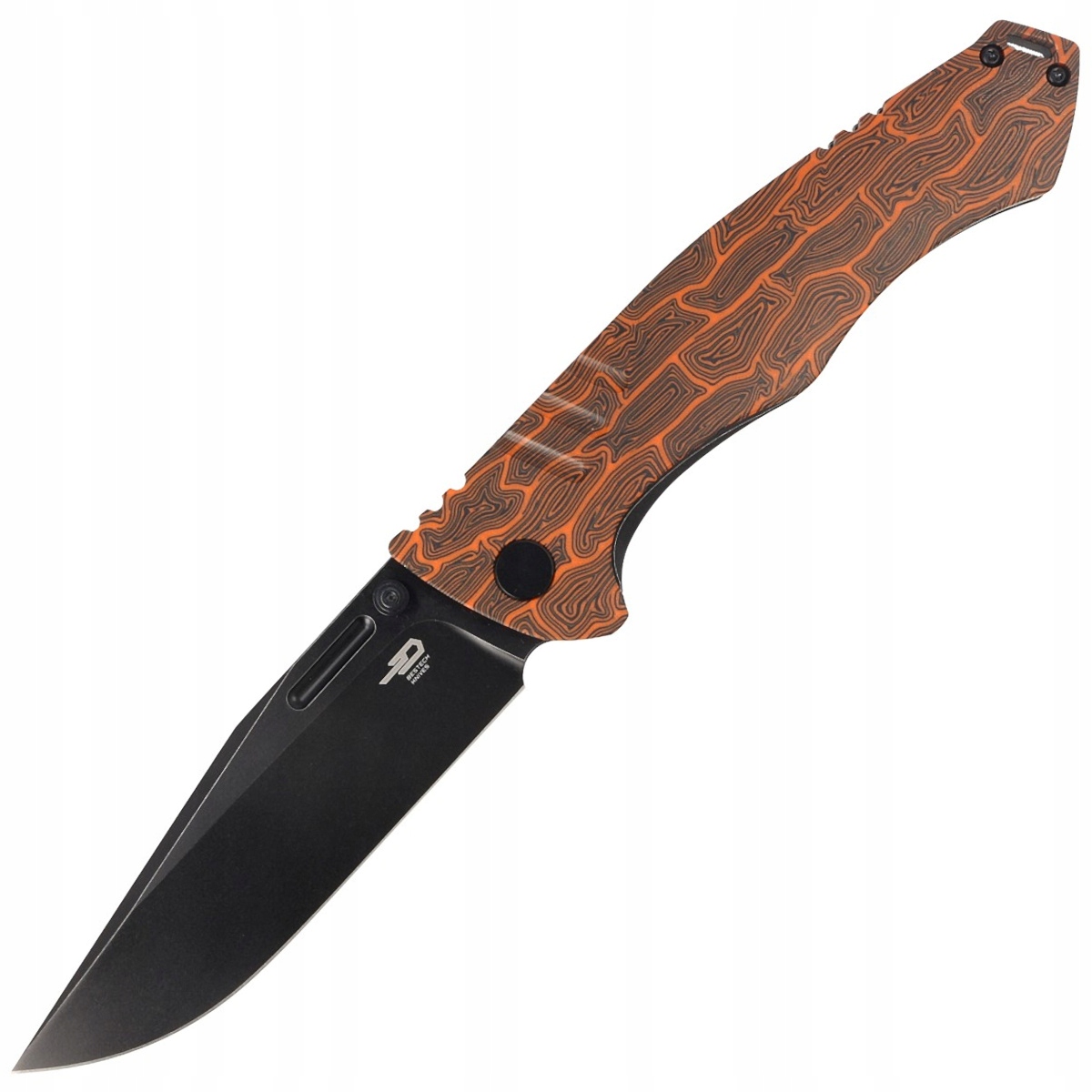 Nůž Bestech Keen II Black-Orange G10/Titanium (BT2301F)