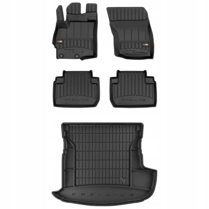 Set 3D gumové rohože Mitsubishi Outlander 3 od 2012 5os zs