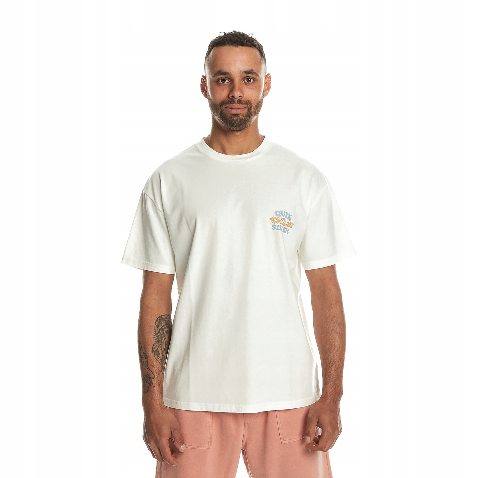 Pánské tričko Quiksilver Lifes Quik oyster white