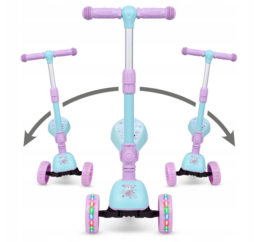 Hulajnoga balansowa 2w1 Kidwell RIMBA Jeździk LED Hamulec tak