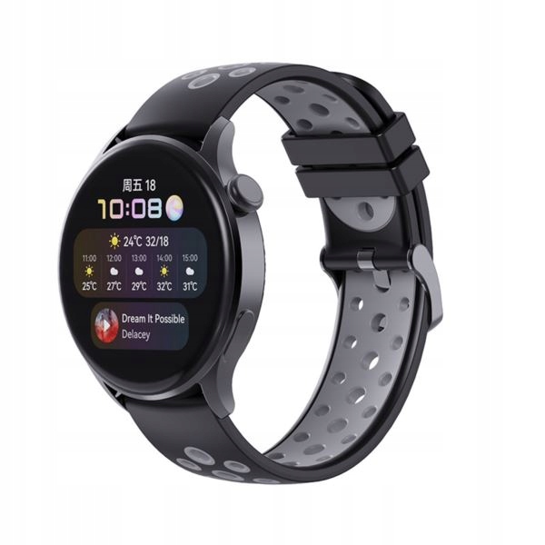 

Pasek Silikonowy do Huawei Watch Gt 2 46mm cza+sz