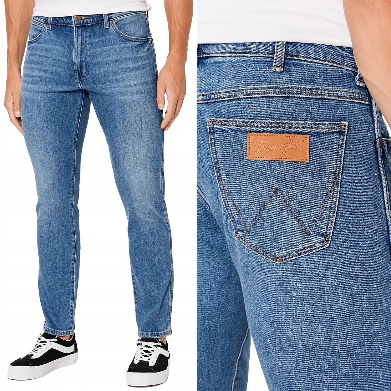 Wrangler Larston slim New Favorite přiléhavé džínové kalhoty W38 L32