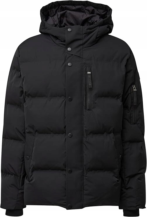 S Oliver Péřová Bunda S Kapucí Černá Na Zip 3XL Jxi