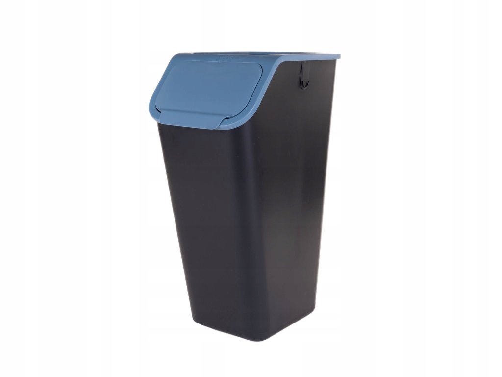 Levně Odpadkový koš na tříděný odpad, 35 l, modré víko