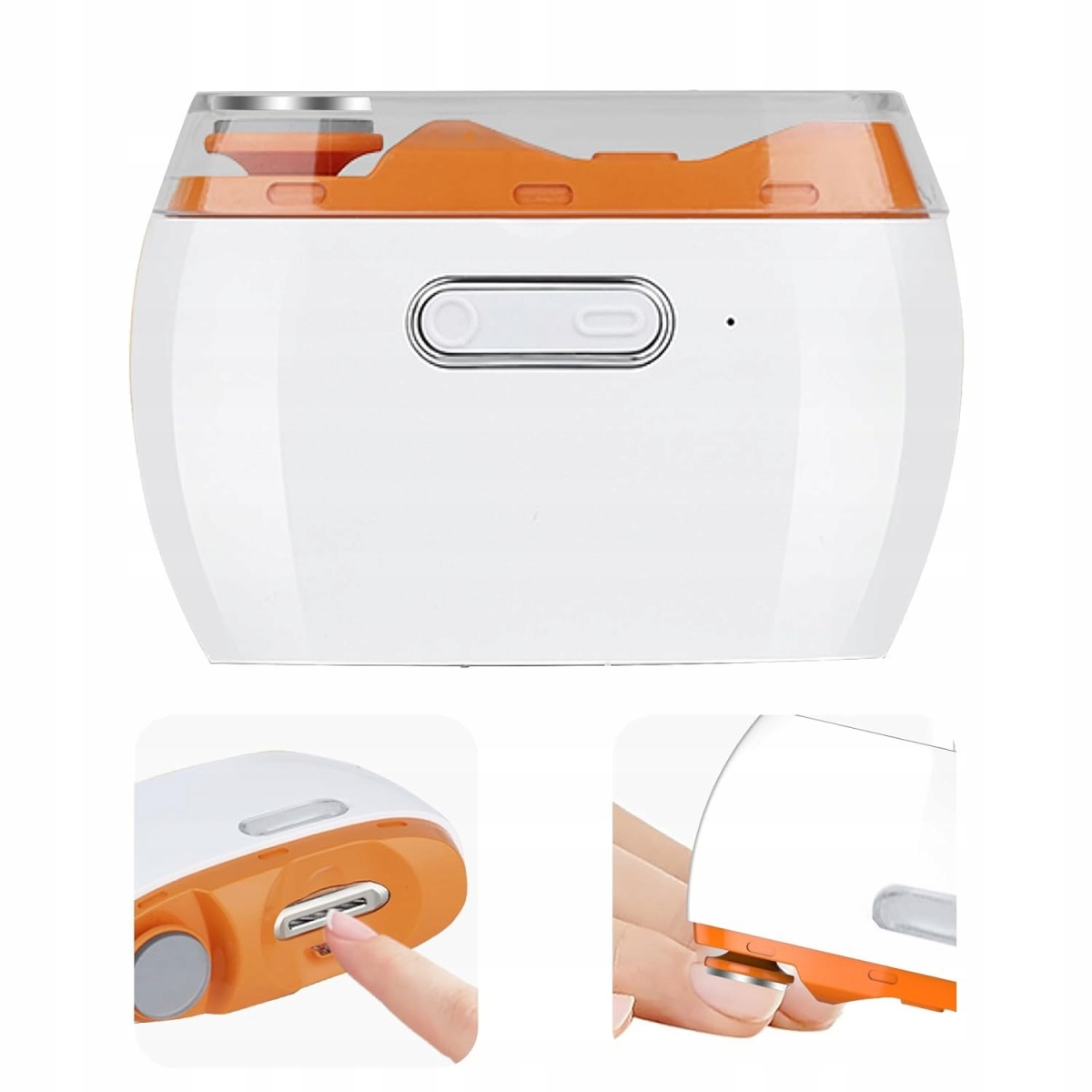 Elektrický automatický zastřihovač nehtů pro děti i dospělé s Led světlem