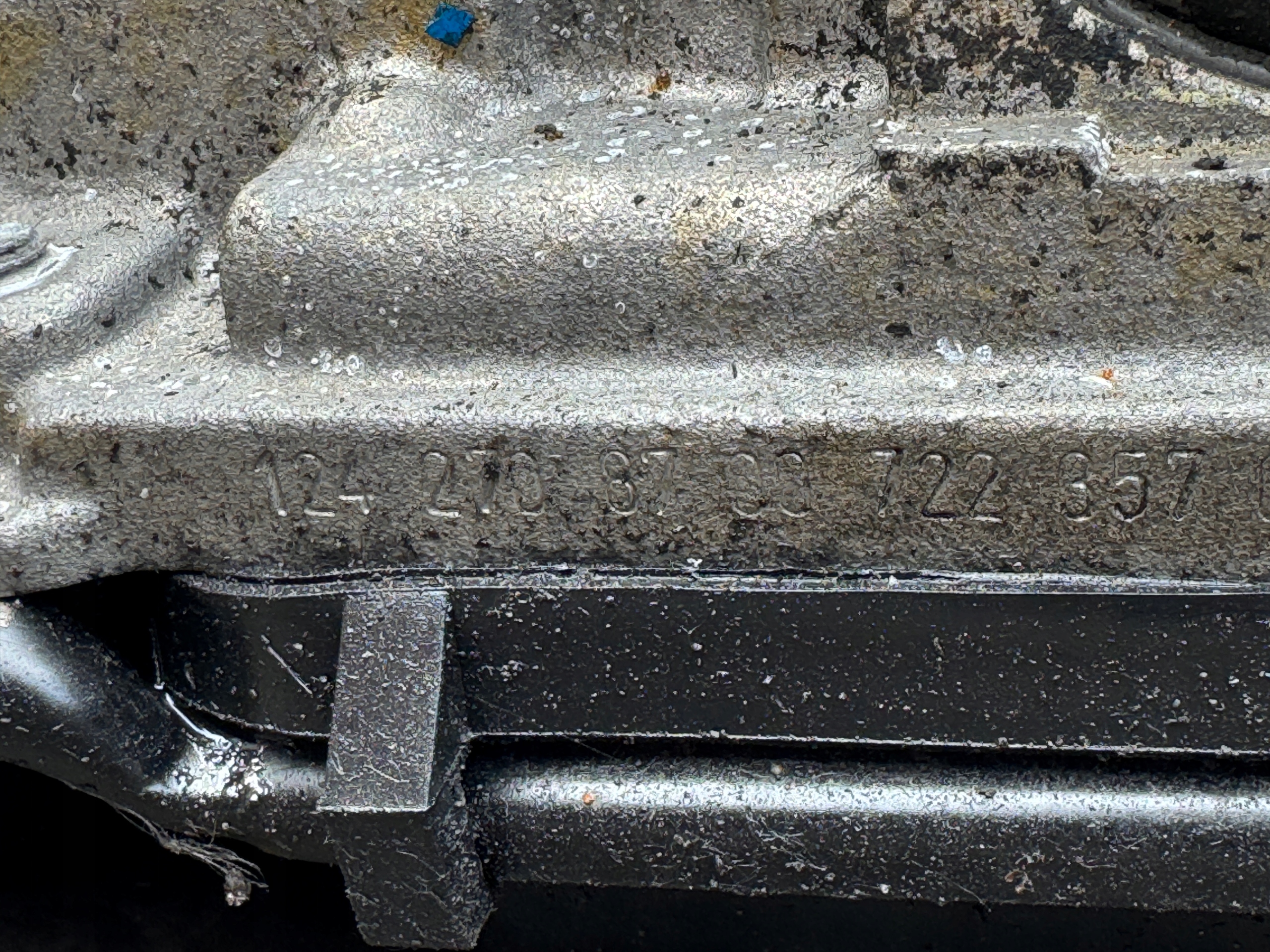 SKRZYNIA KOMPLETNA MERCEDES 3.0 TD 300D W124 722357 TURBODIESEL Numer katalogowy oryginału 722357