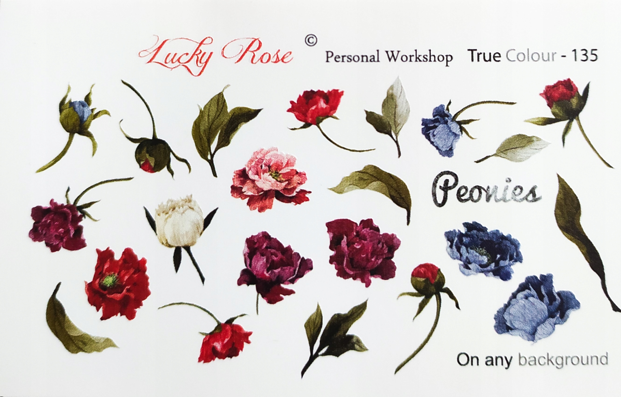 

Naklejki Na Paznokcie Lucky Rose True COLOR-135