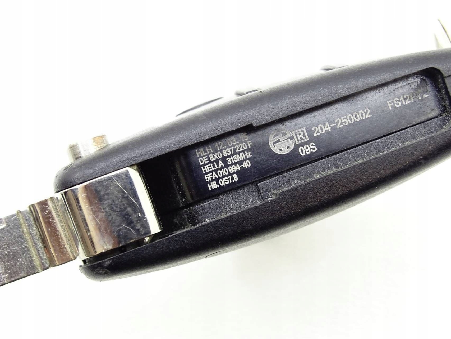 key PILOT AUDI Q3 8U 8K0837220F