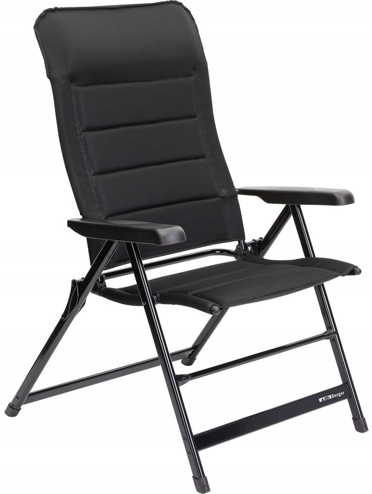 Krzesło Składane Kempingowe Berger Tesino XL 200kg