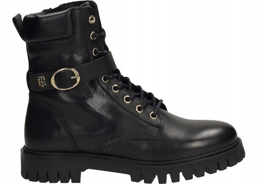 Tommy Hilfiger Boty FW0FW06734 41 Buckle Lace Up Boot