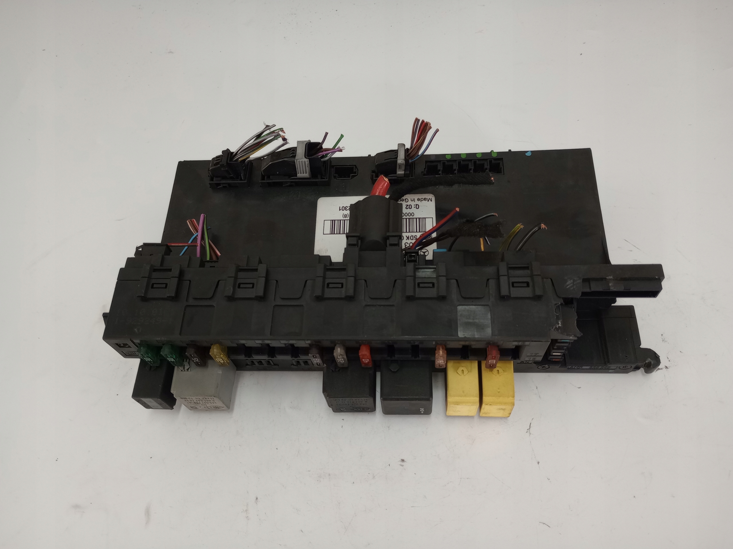 MERCEDES C W203 SKRZYNKA BEZPIECZNIKÓW MODUŁ SAM 0035455101 EUROPA Numer katalogowy części 0035455101