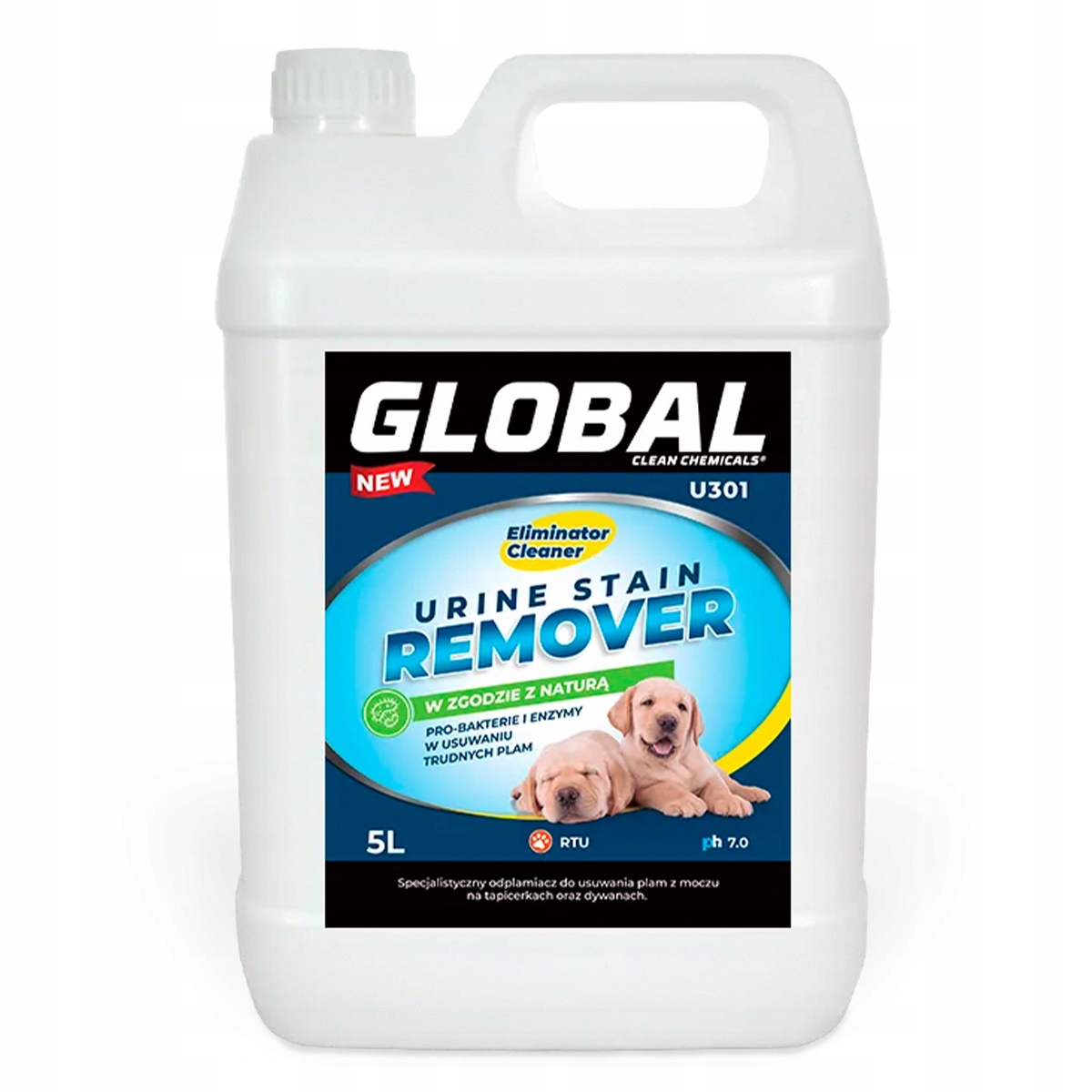 Global Urine Stain Remover U301 5L odplamiacz do moczu psa kota