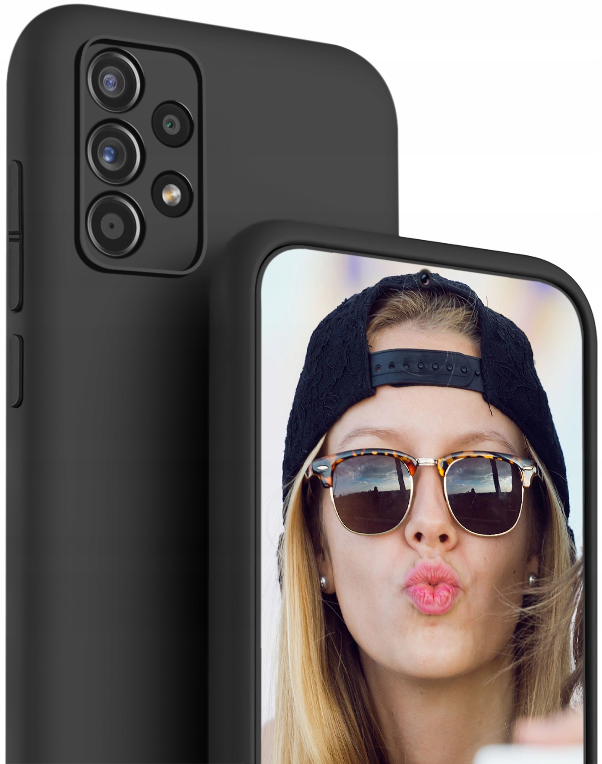 

Etui Case Silicone +Szkło do Samsung Galaxy A52 5G