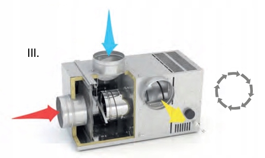 TURBINA KOMINKOWA WENTYLATOR DARCO BANAN 1 370m3/h Średnica przyłącza 125 mm