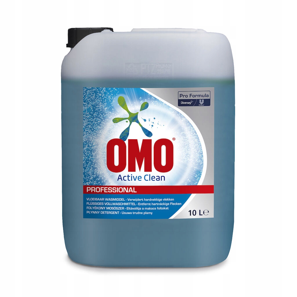 Фото - Пральний порошок OMO Płyn do prania  Pro Formula Active Clean Diversey 10 L 154 prania 