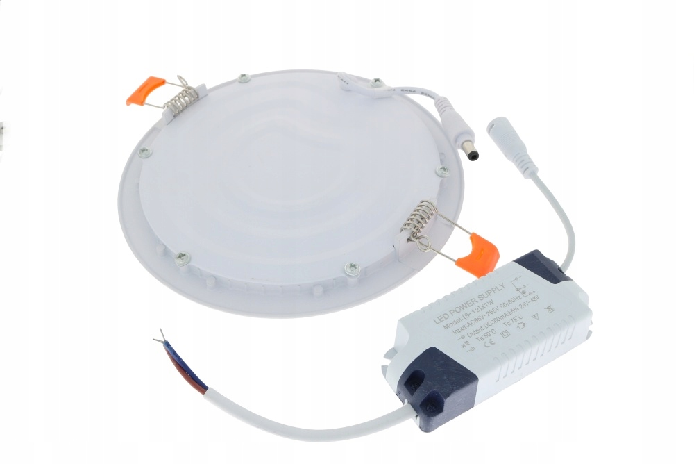 Lampa 12W okrągła do kuchni salonu panel LED 3000K Rodzaj gwintu zintegrowane źródło LED