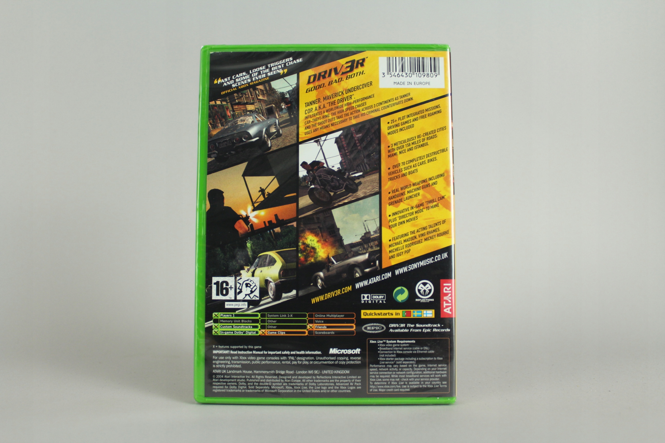 DRIV3R DRIVER 3 XBOX Tematyka wyścigi