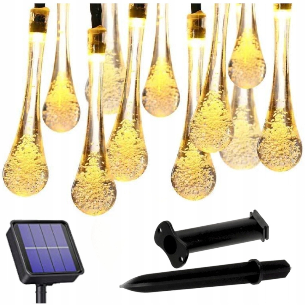 

Girlanda Solarna Świetlna Led 30X Żarówka IP44 5m