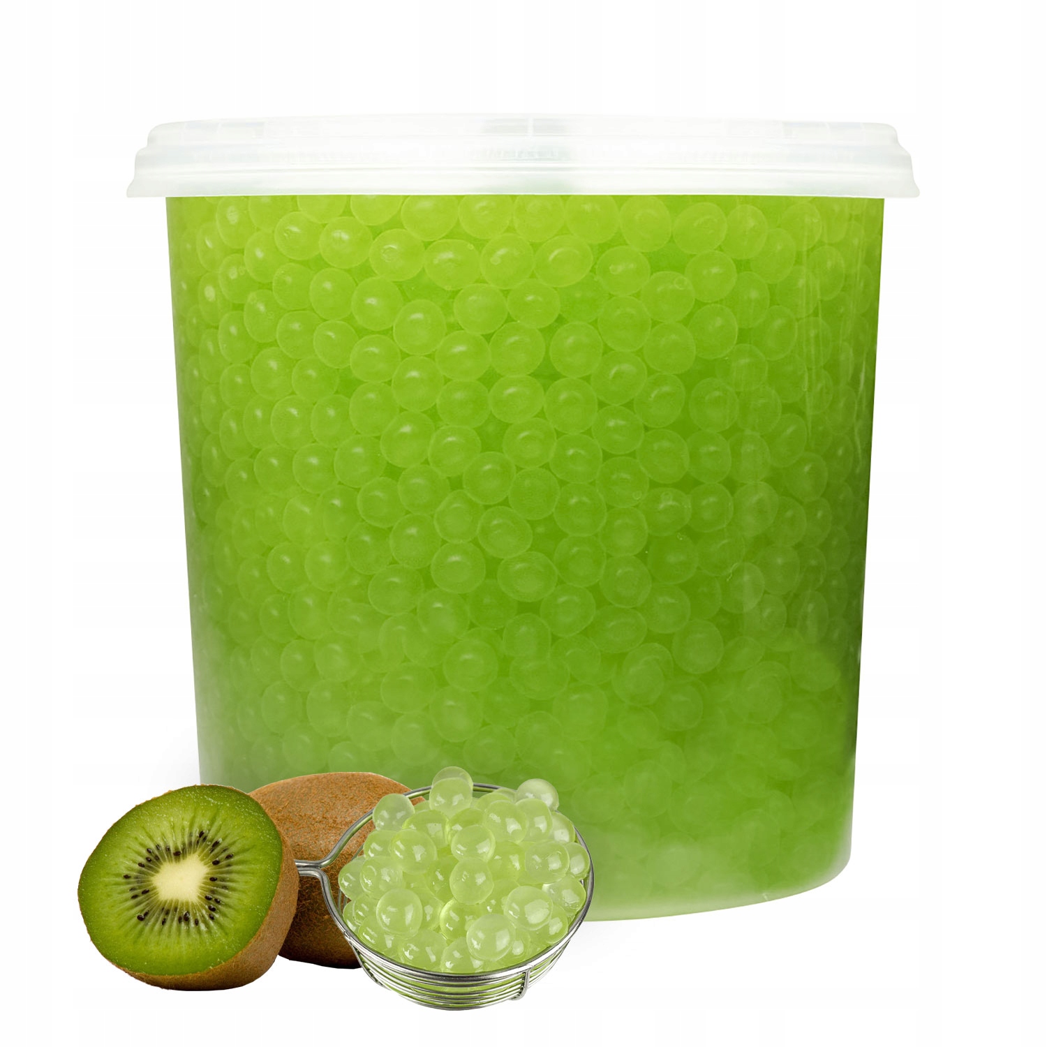Bubble Tea Popping Boba Kulki pękające Kiwi 3,4 kg owocowe Crazy Bubble
