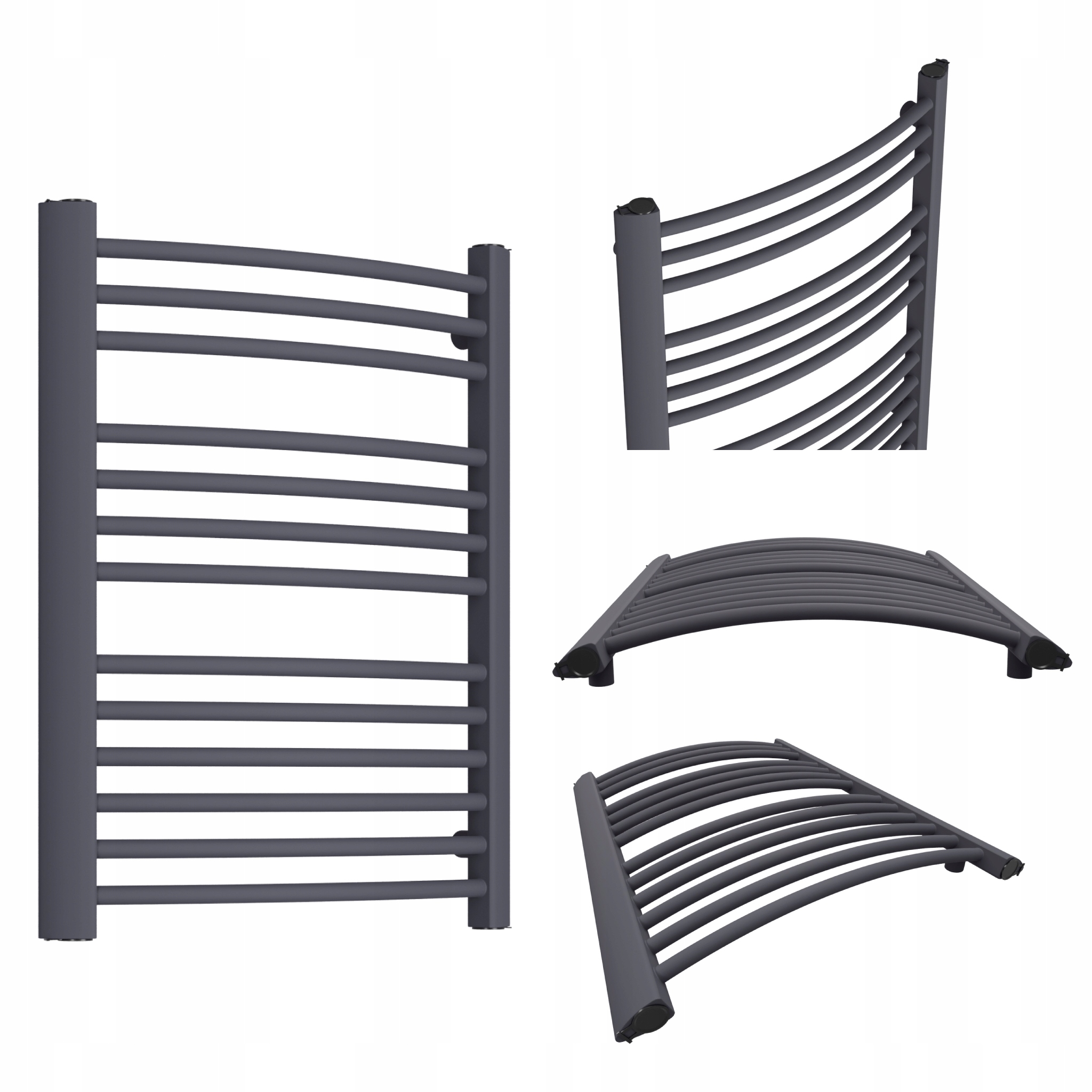 Koupelnový Radiátor Casual 940x570 Grafit