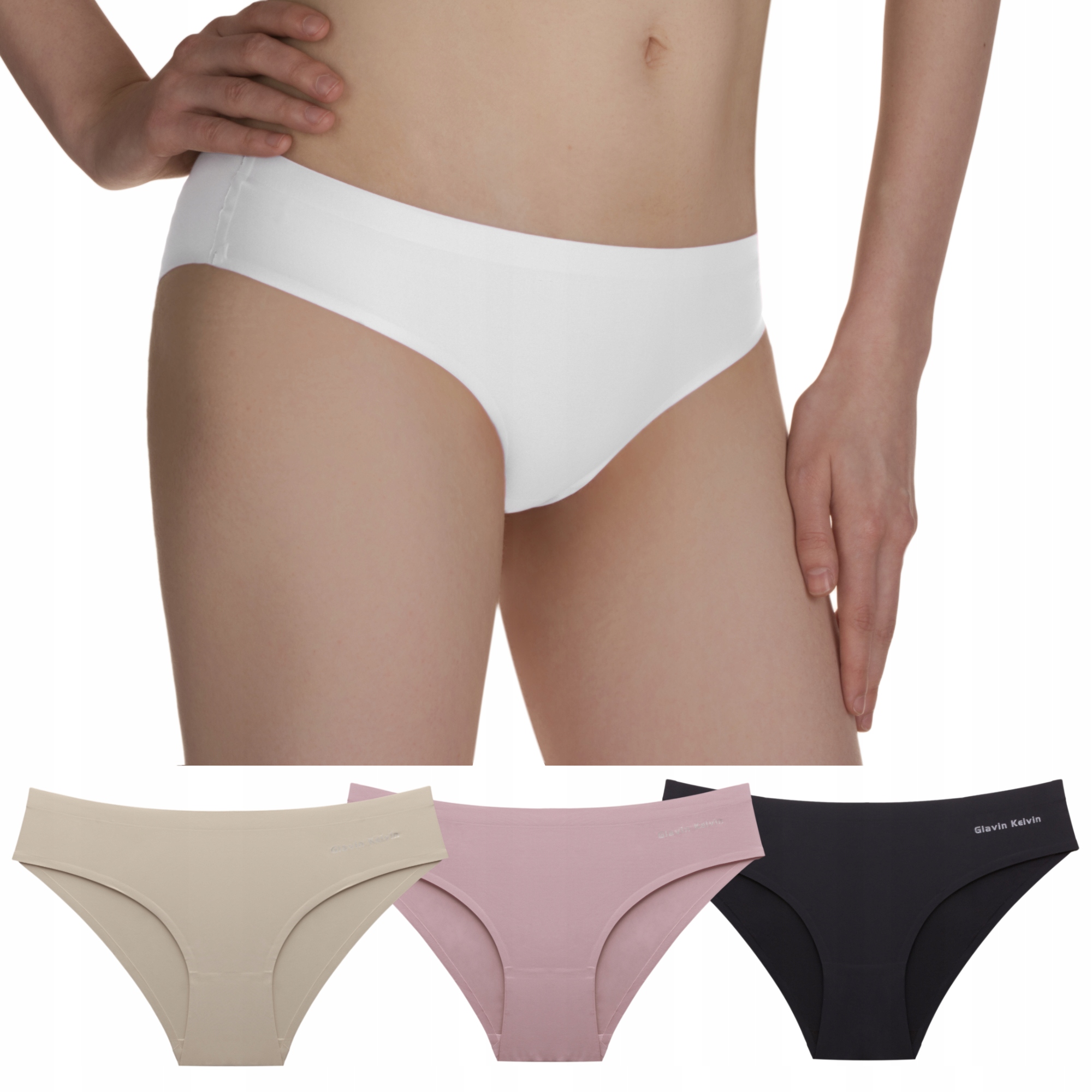 

4x figi/majtki damskie Nela bezszwowe M