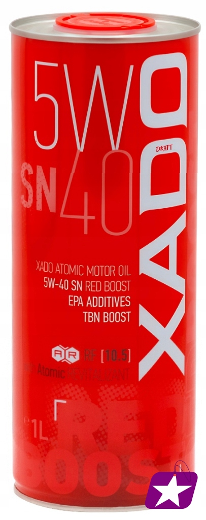 Xado Atomic Oil Red Boost Sn 5W40 1L