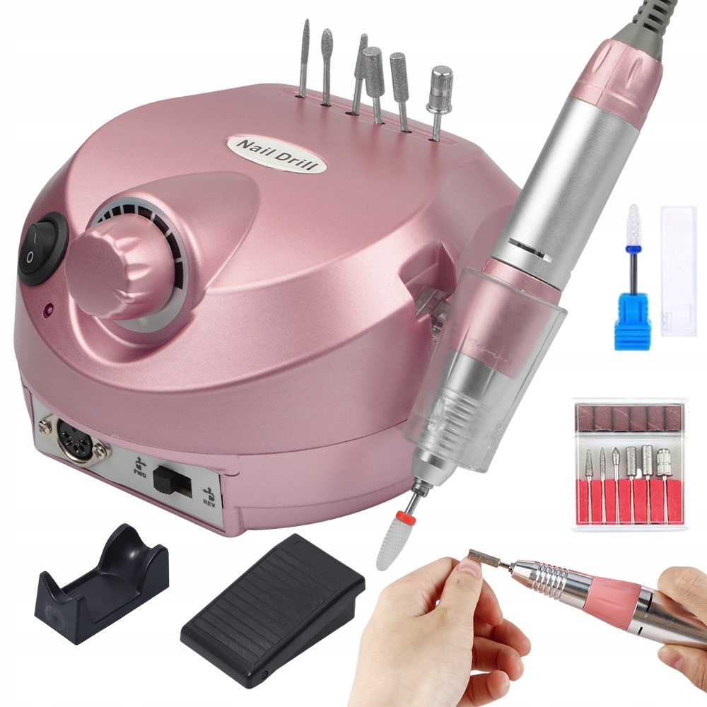 Stroj Na Nehty S 5 Diamantovými Frézami, Multifunkční, 45000 Ot/min
