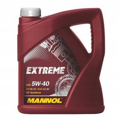 

Olej syntetyczny Mannol Extreme 4 l 5W-40