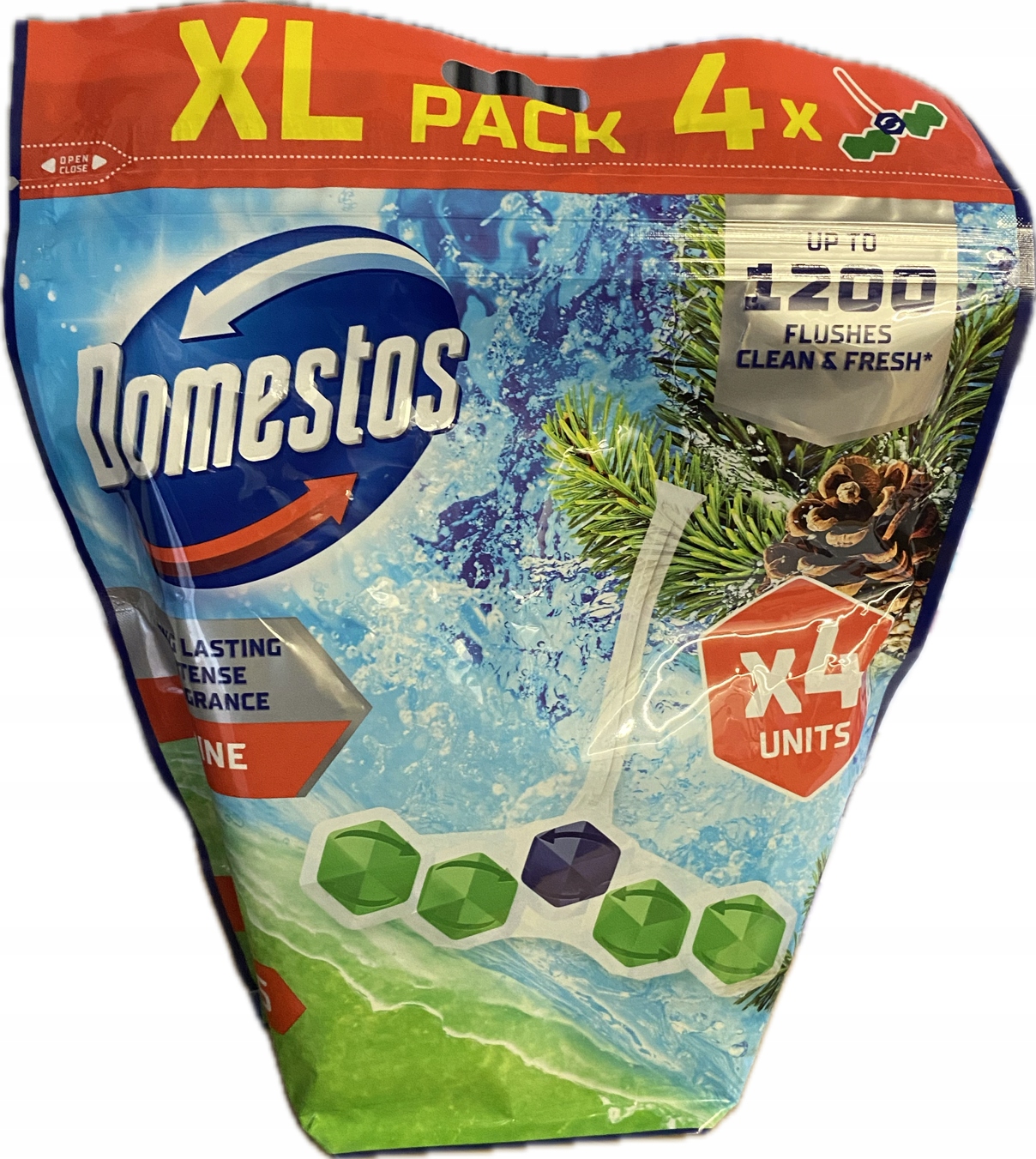 DOMESTOS POWER 5 PINE 4 X 55 g ZAWIESZKA DO WC